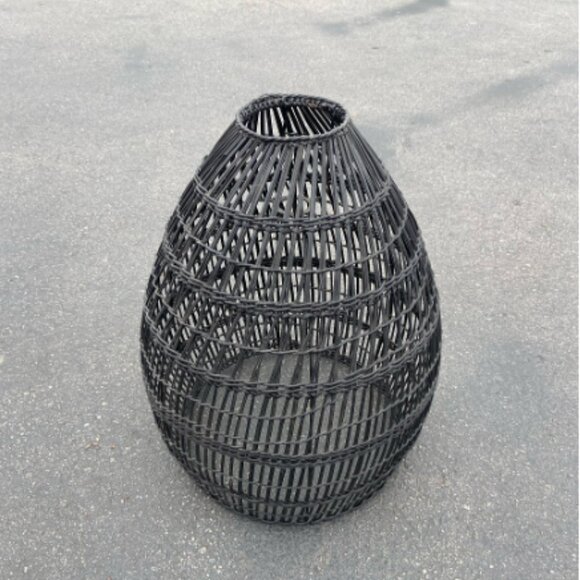 Cost Plus World Market Woven Bamboo Pendant Shade - Picture 4 of 5